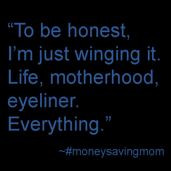 Funny quote about winging it